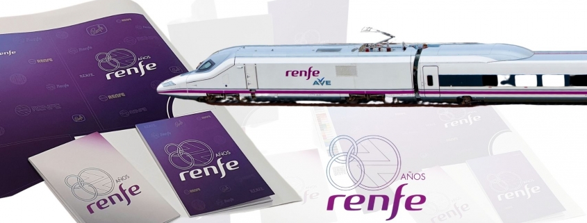 Material corporativo personalizado RENFE
